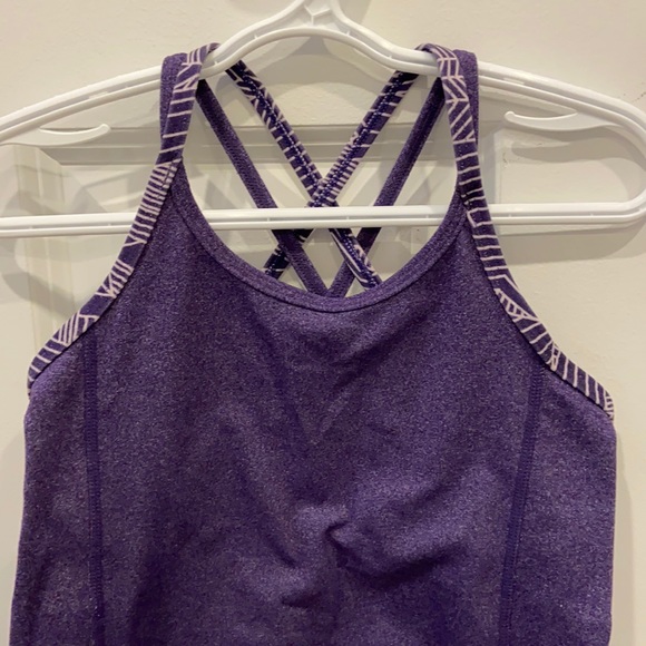 Ivivva Plum Double Strap Spaghetti Strap Tank Top - Picture 2 of 8